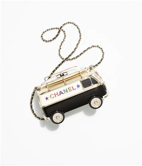 chanel mini van minaudiere price